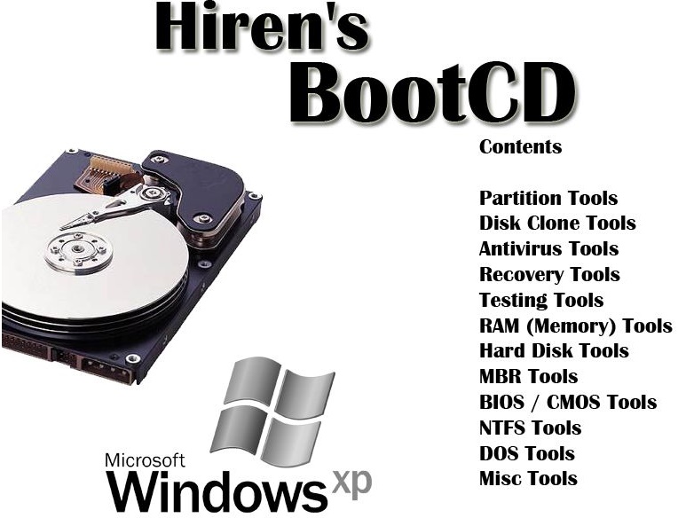 Tạo file Boot trên đĩa CD và USB bằng Hiren's BootCD